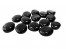 Декоративные керамические камни черные 14 шт (ZeFire)