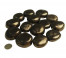 Декоративные керамические камни золотые 14 шт (ZeFire)