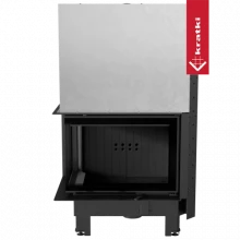 Топка Kratki PRO MBZ/L/BS/G/SG угловое гнутое стекло слева, гильотина Топка Kratki PRO MBZ/L/BS/G/SG угловое гнутое стекло слева, гильотина