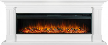 Каминокомплект Lyon 60 SFT (Разборный) - Белый с очагом Vision 60 LOG LED Каминокомплект Lyon 60 SFT (Разборный) - Белый с очагом Vision 60 LOG LED