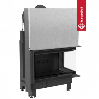 Топка Kratki PRO MBO/P/BS/G/SG угловое гнутое стекло справа Топка Kratki PRO MBO/P/BS/G/SG угловое гнутое стекло справа