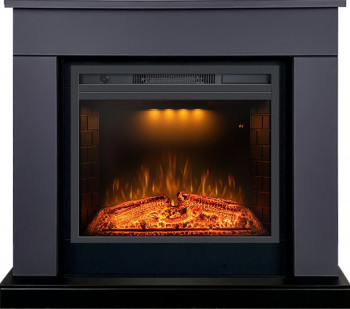 Каминокомплект Bergen 23 (Разборный) - Серый графит с очагом Emerald 23 Каминокомплект Bergen 23 (Разборный) - Серый графит с очагом Emerald 23