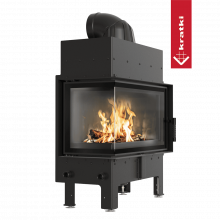 Каминная Kratki PRO FLOKI/M/L угловое стекло слева Каминная Kratki PRO FLOKI/M/L угловое стекло слева