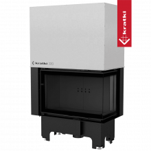Топка Kratki PRO VNP/810/410 угловое стекло справа, гильотина Топка Kratki PRO VNP/810/410 угловое стекло справа, гильотина