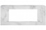Портал Royal Flame Line 42 SFT White Marble (Разборный) - Белый мрамор