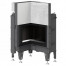 Топка BeF FLAT V6L, внутренний угол, гильотина,рамка черная Топка BeF FLAT V6L, внутренний угол, гильотина,рамка черная