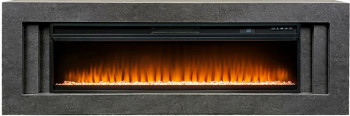 Каминокомплект Line 60 Dark Grey (Разборный) - Темный серый с очагом Vision 60 LED Каминокомплект Line 60 Dark Grey (Разборный) - Темный серый с очагом Vision 60 LED