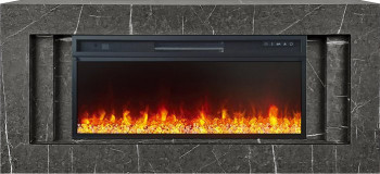 Каминокомплект Line 42 SFT Stone Touch (Разборный) - Серый мрамор с очагом Vision 42 LED Каминокомплект Line 42 SFT Stone Touch (Разборный) - Серый мрамор с очагом Vision 42 LED