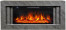 Каминокомплект Line 42 Concrete - Серый бетон с очагом Vision 42 LOG LED