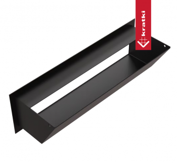 Решётка Kratki Luft 12x40 черная Решётка Kratki Luft 12x40 черная