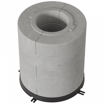 Комплект бетонных теплоаккумулирующих дисков d-150мм (10 шт., 5 слоев, V2)